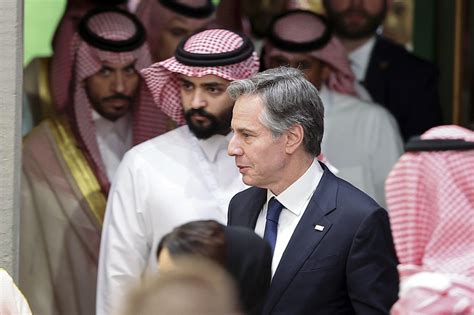 As Blinken visits, top Saudi diplomat says kingdom seeks US nuclear aid but ‘others’ also bidding